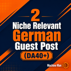 2 Niche Relevant German Guest Post (DA40+)
